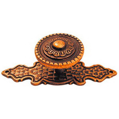 Ручка мебельная кнопка ОФК JL211 (старая бронза) ОФК