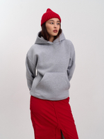 Толстовка женская с капюшоном "Вasic" меланж