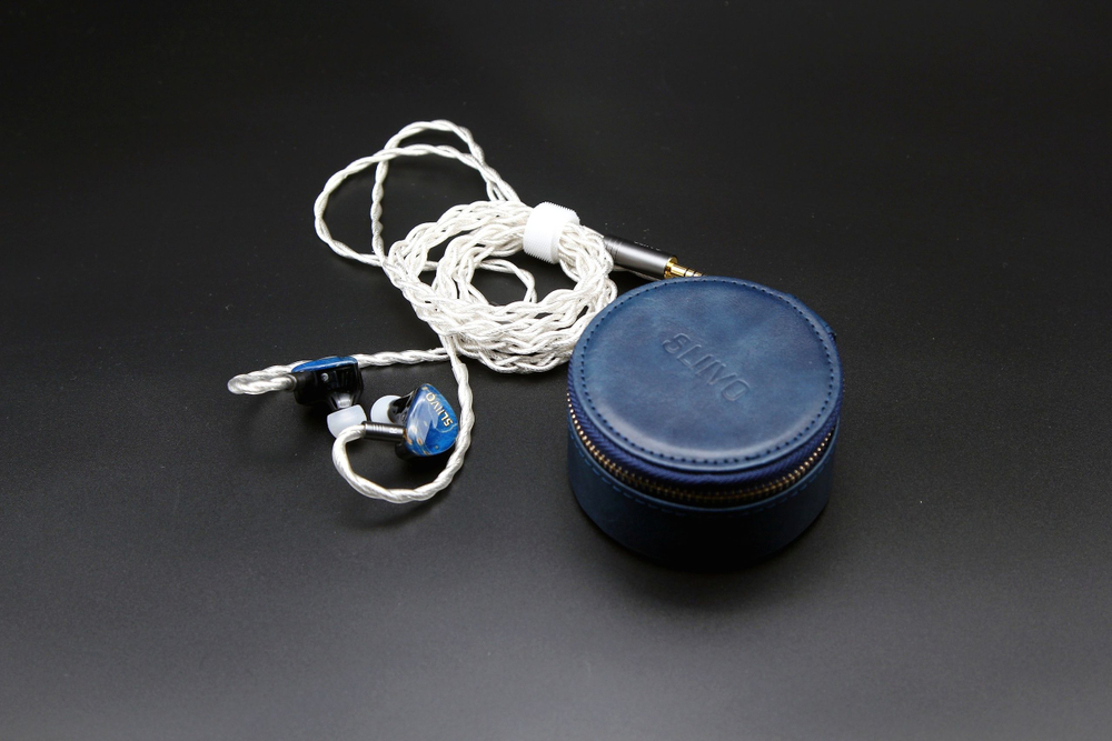 Наушники проводные Myer-Audio SLIIVO SL-41 MK2/SL41 MKII, внутриканальные, без микрофона, 3.5 мм, синие