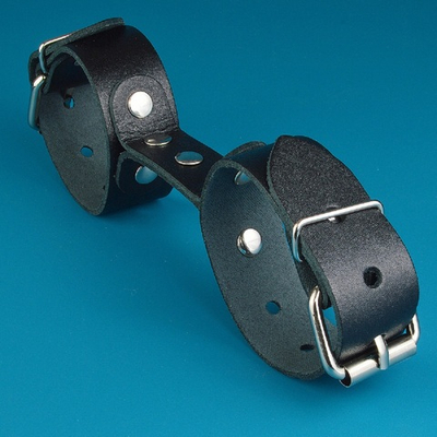 Наручники фиксатор Sitabella чёрные кожа