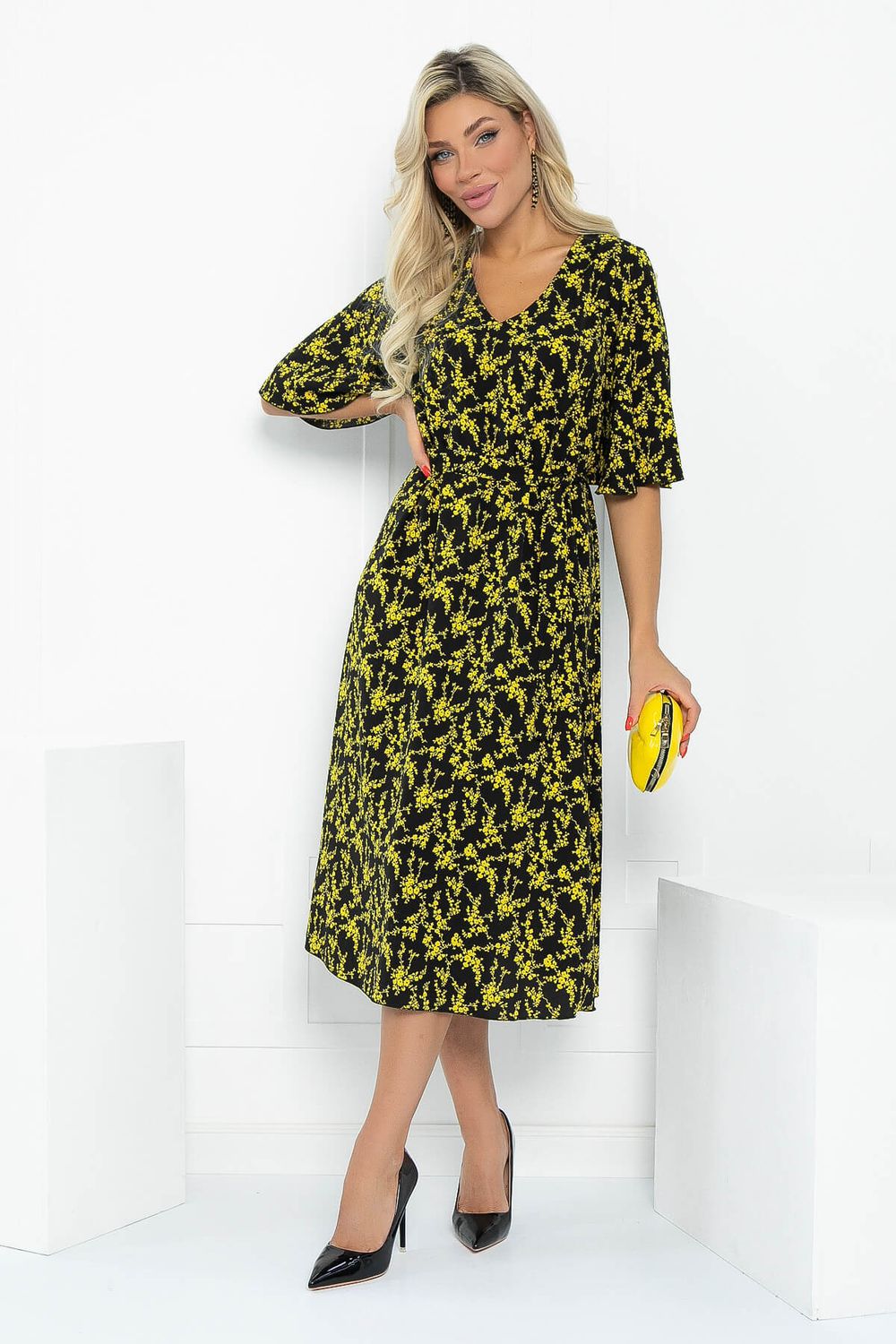 Платье Натали (черное) П12730-21М LT Collection