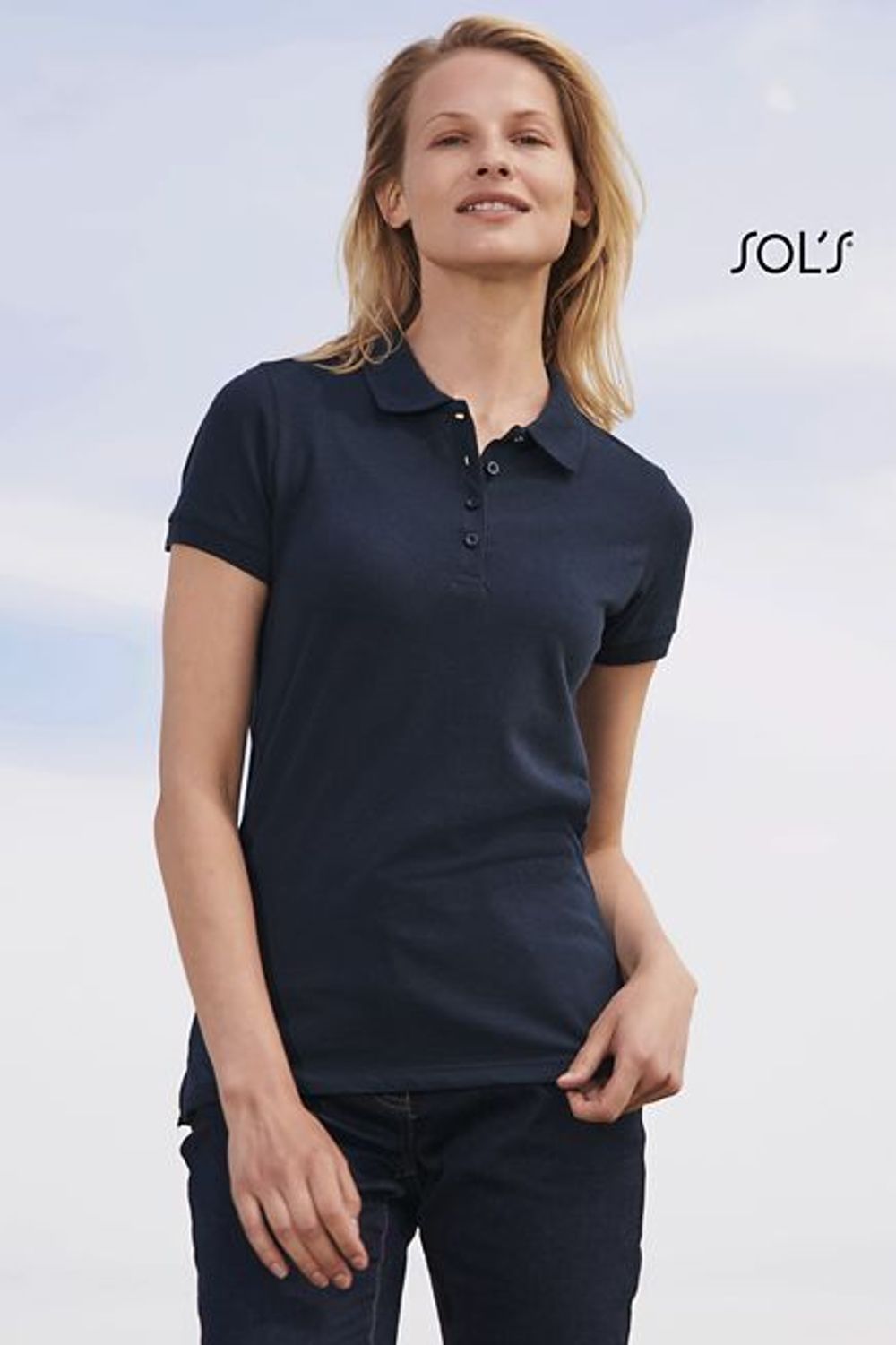 Рубашка поло женская Passion Чёрный  XL