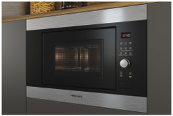 Встраиваемая микроволновая печь СВЧ Hotpoint MF20G IX HA, нержавеющая сталь