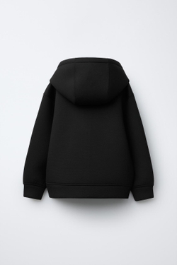 ZARA ТОЛСТОВКА С КАПЮШОНОМ, ЧЕРНЫЙ