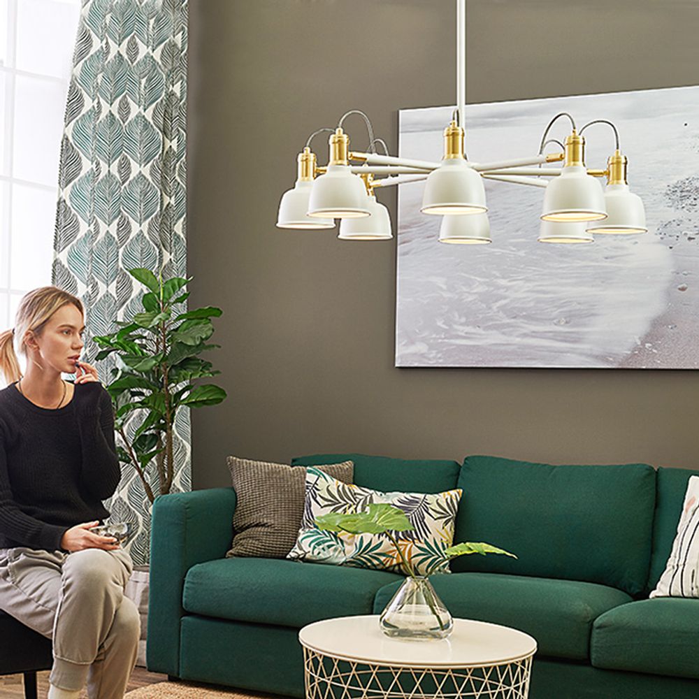 Люстра На Штанге Vinland Ch D92 White By Imperiumloft