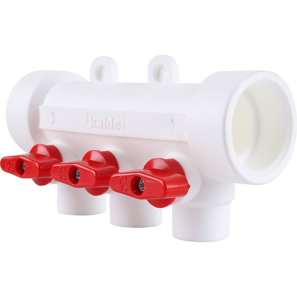 Коллекторы без воздухоотводчика KALDE 3 вых/красный