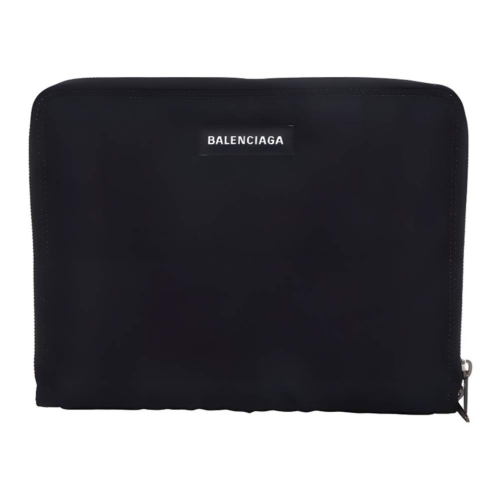 Balenciaga Polyamide Clutch Men"s Black
