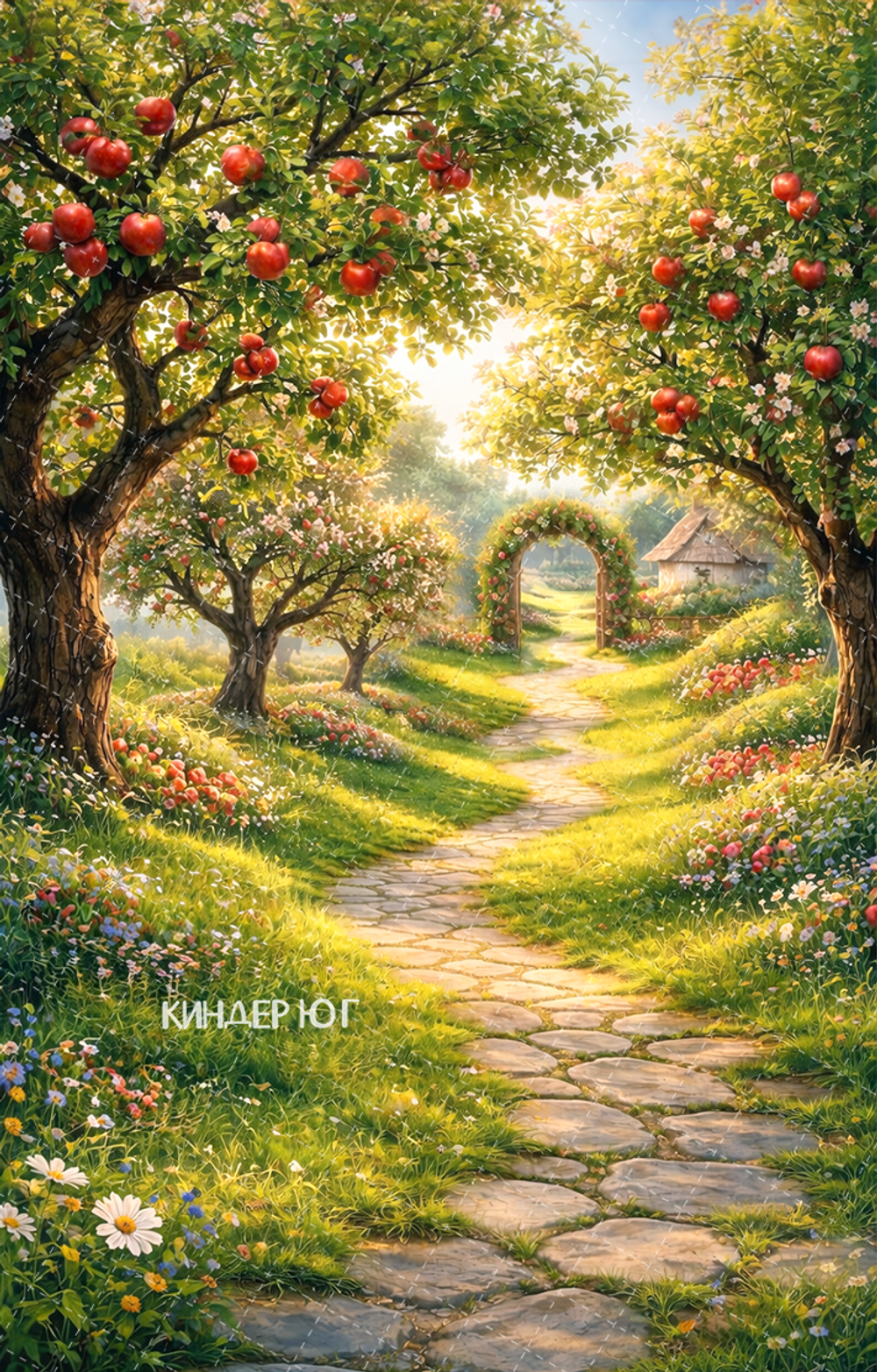 Фотофон "Яблочки" арт. ФФ903-108