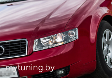 Реснички на фары для Audi A4 B6