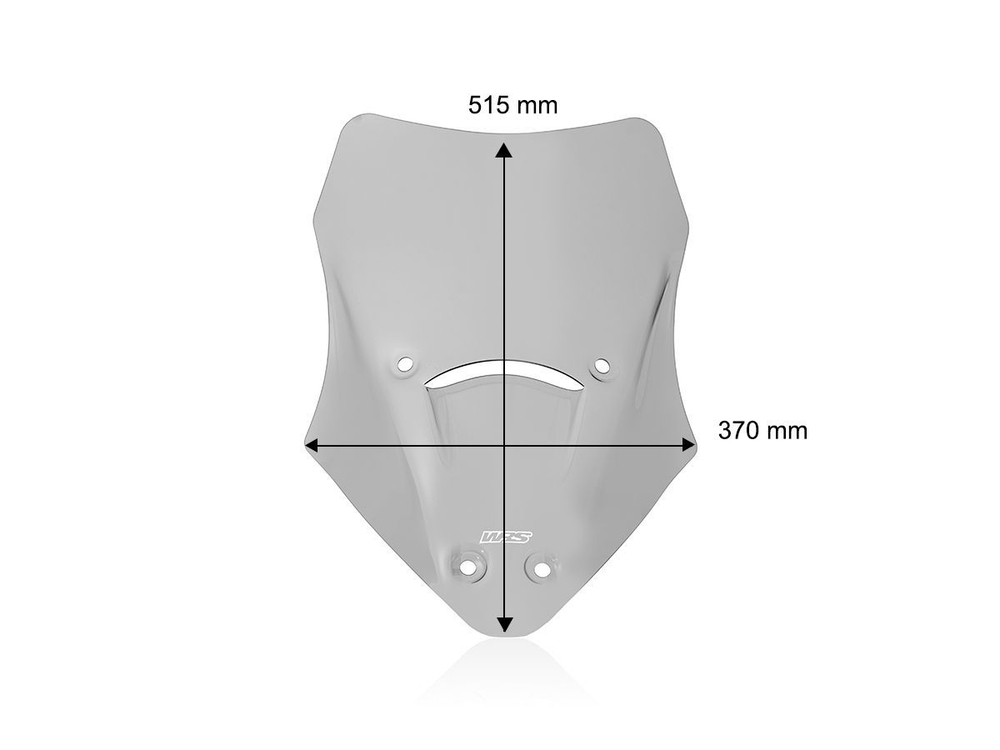 DU036F WRS TOURING SMOKE WINDSCREEN (MTS V2)