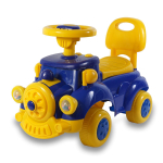 Толокар машина средняя с муз. рулем, цв. зеленый RRB-115 (54*27*34 см)