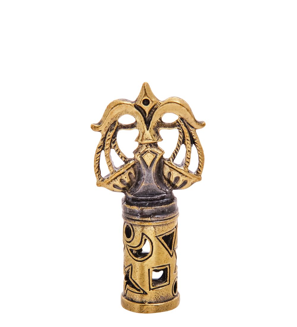 AM-3573 Наперсток-карандаш «Знак зодиака-Весы» (латунь)