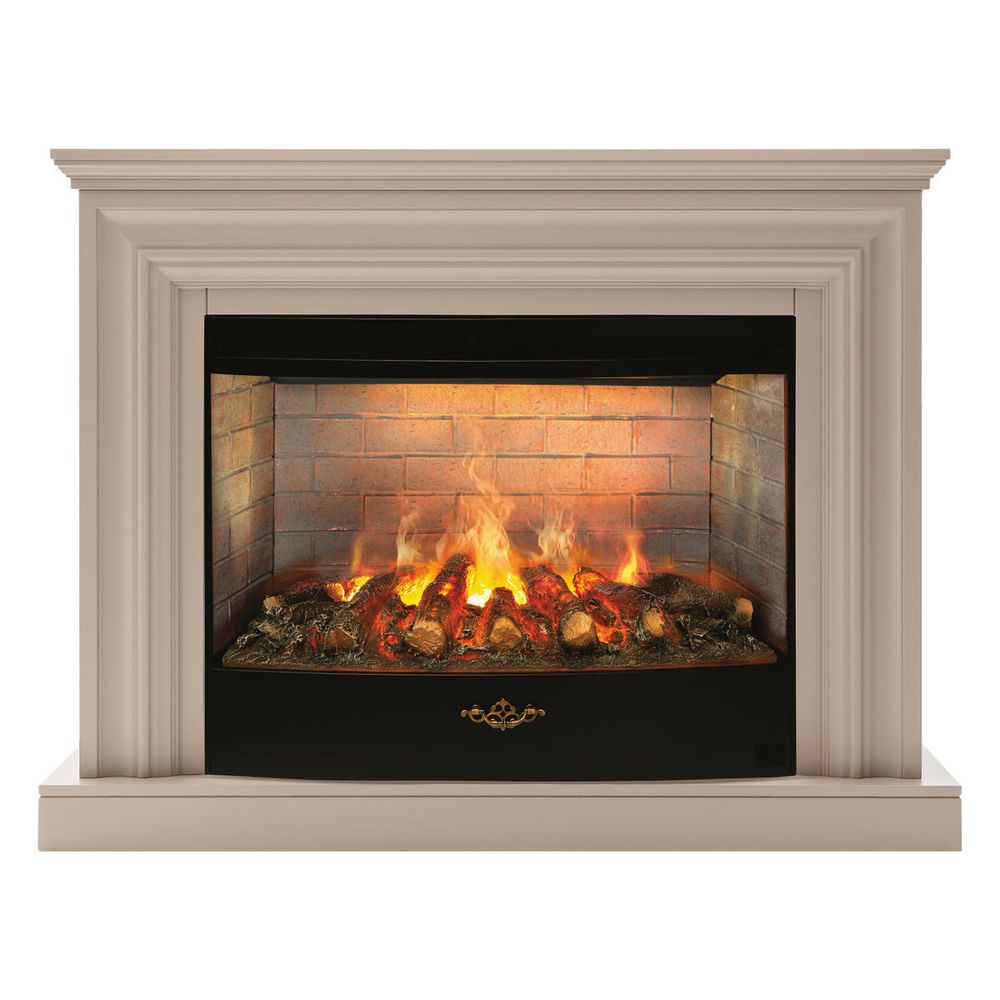 Электрокамин RealFlame Weston 33 BG кашемир с очагом 3D Firestar 33