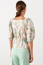 23025 Блузка женская (мультиколор)