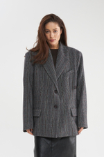 Пиджак "Kletka" sangria