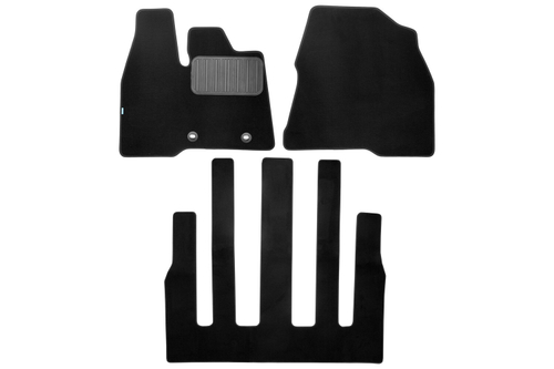 Коврики в салон для HONDA Odyssey 2023-, минивэн., 3шт. (текстиль) KLEVER0301803922110KH