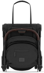 Коляска Cybex Coya Rosegold Frame Cloud G i-Size Almond Beige Plus Sepia Black с дождевиком и бампером