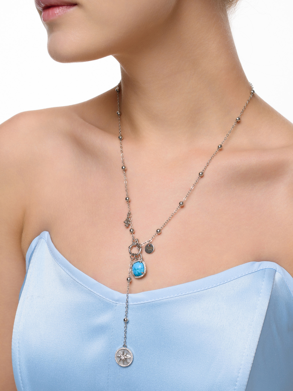 Колье "Royal star" с лазуритом