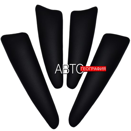 Мягкие накладки на ручки дверей Kia Ceed (2006-2012) из экокожи