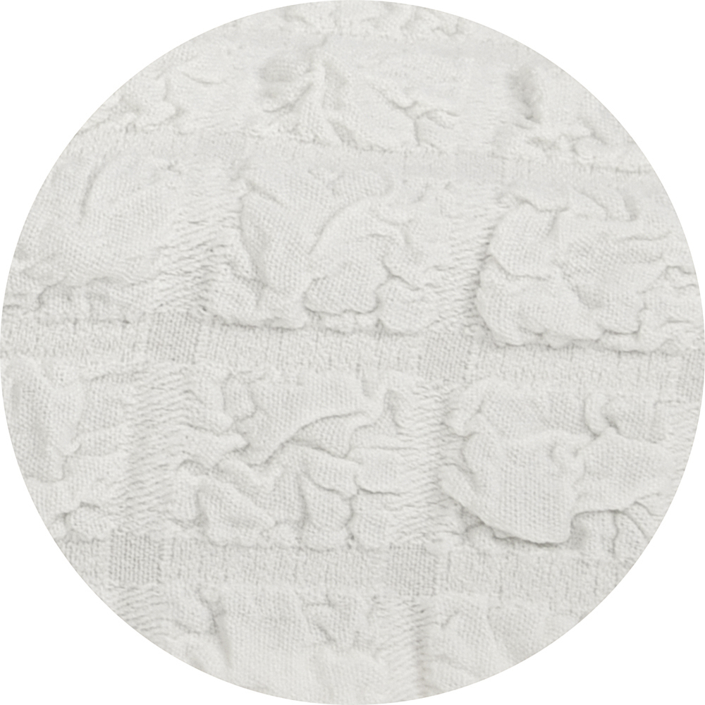 Чехол на стул с оборкой, цвет Кремовый, Набор 2 шт.