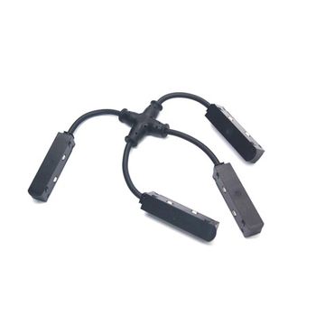 Электрический 4-контактный Х-образный соединитель к 509027(P)/509037P/509227(P)/509237P 509294P4 черный Uno Pro Lightstar