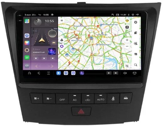 Магнитола для Lexus GS III 2005-2012 - Carmedia OL-9564 QLed, Android 13, TS20, CarPlay, SIM-слот