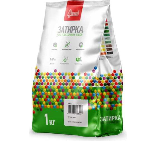 Затирка Старатели 1кг для швов №002 Белая