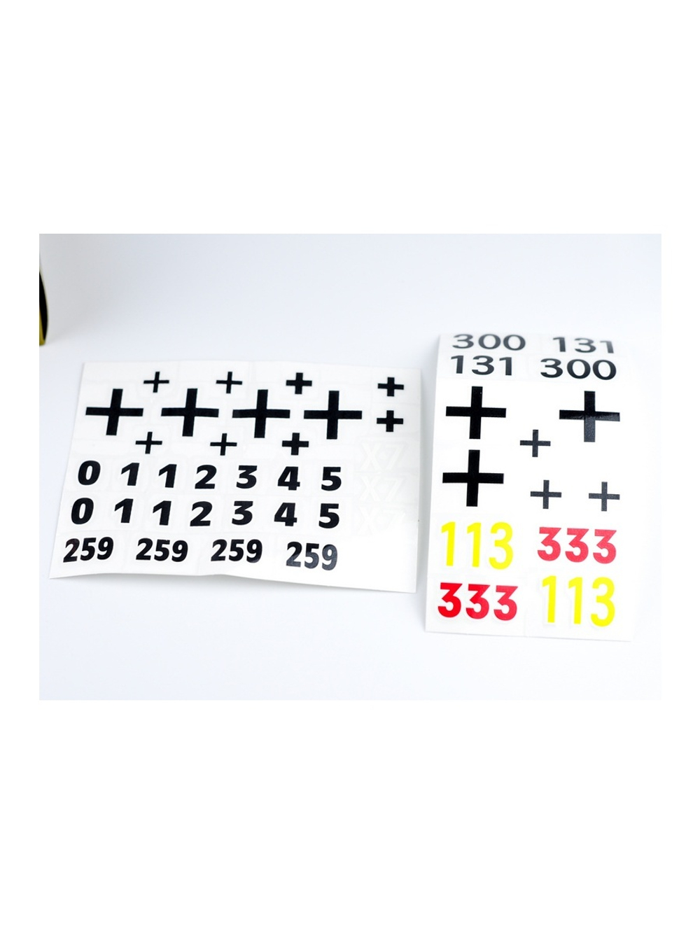 Набор наклеек и аксессуаров для танка King Tiger (Porsche), неокрашен