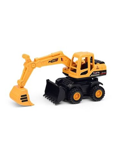 Машинка игрушечная Экскаватор с ковшом и грейдером (BHX823)