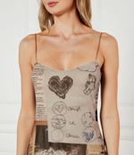 Платье Desigual x M.Christian Lacroix COLLAGE Desigual - коричневый(25SWVK33)