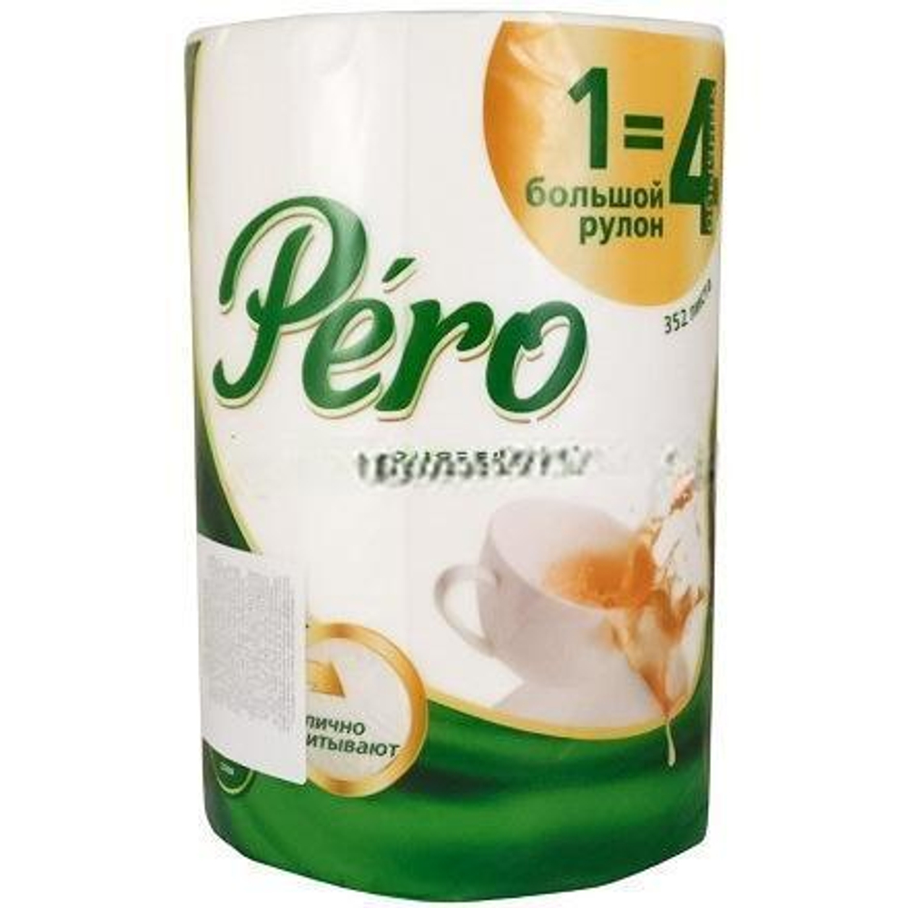 Полотенца 2 сл. 1 рулон (80м) "Pero 1=4" (1/12 шт.) 7325