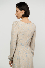 Платье-каре макси