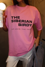 Футболка SIBERIAN BIRDY | Розовый