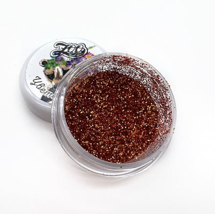 1716 Зеркальный блеск "Цветочная пыльца" 1 г медный