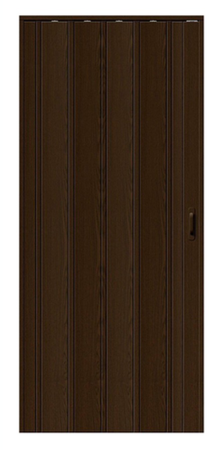 Дверь гармошка Door62 84 x 204, венге, без добора, 6 см