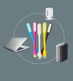 LED лампа для клавиатуры TESTIFIC, Светодиодный USB светильник для ноутбука, USB ночник 2 шт., черный