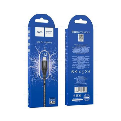 Кабель USB на Lightning Hoco X50 (black)
