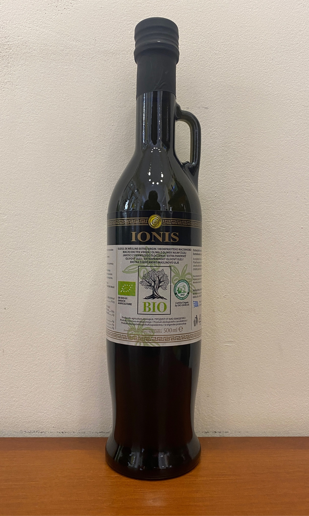 Оливковое Масло греческое IONIS Organic (Bio) Extra Virgin Amfora Органическое 500 мл Греция