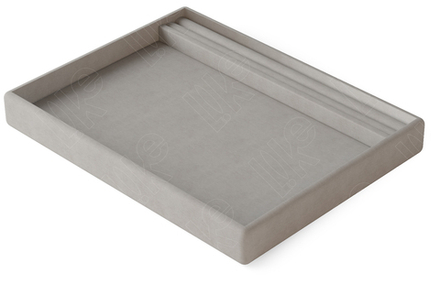 Дисплей для показа ювелирных изделий/2 горизонтальных валика/213*163*25 мм.