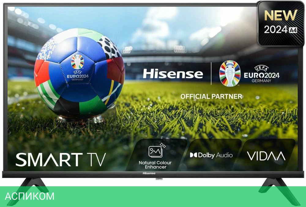 Телевизор Hisense 40A4N черный