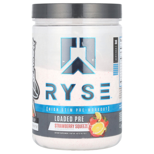 RYSE, Loaded Pre, клубничный сок, 417 г (14,7 унции)