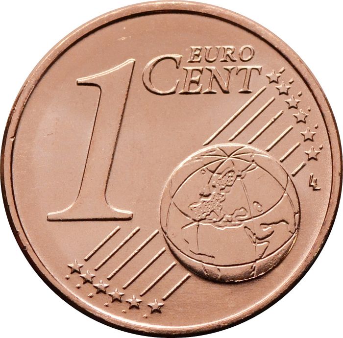 1 евроцент 2011 Германия (1 euro cent)