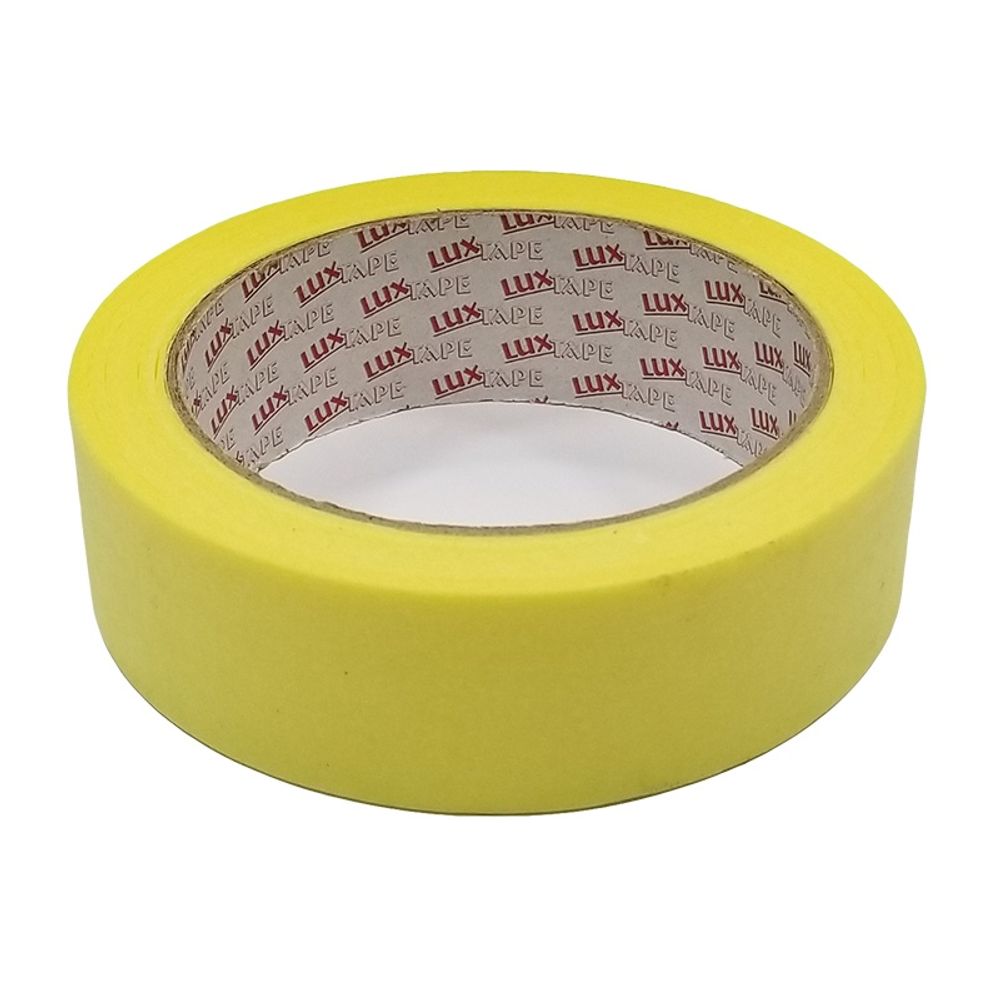 ЛЮКСТЕЙП Малярная лента 0,019х50м жёлтая---