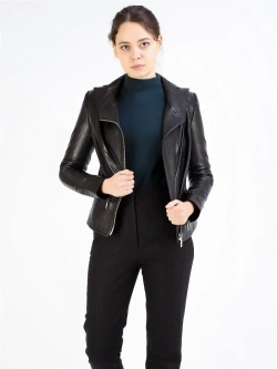 Косуха кожаная куртка женская Турция