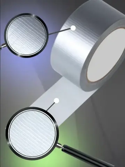 Армированный скотч Waldex Клейкая лента, 48мм*25м, серый, 1 шт.