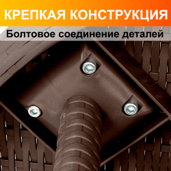 Стол круглый Rattan Ola Dom, Цвет: Коричневый