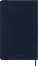 Еженедельник 2025-2026 Moleskine Academic WKNT (DHB2018WN3) 13х21см, твердая обложка, синий сапфир