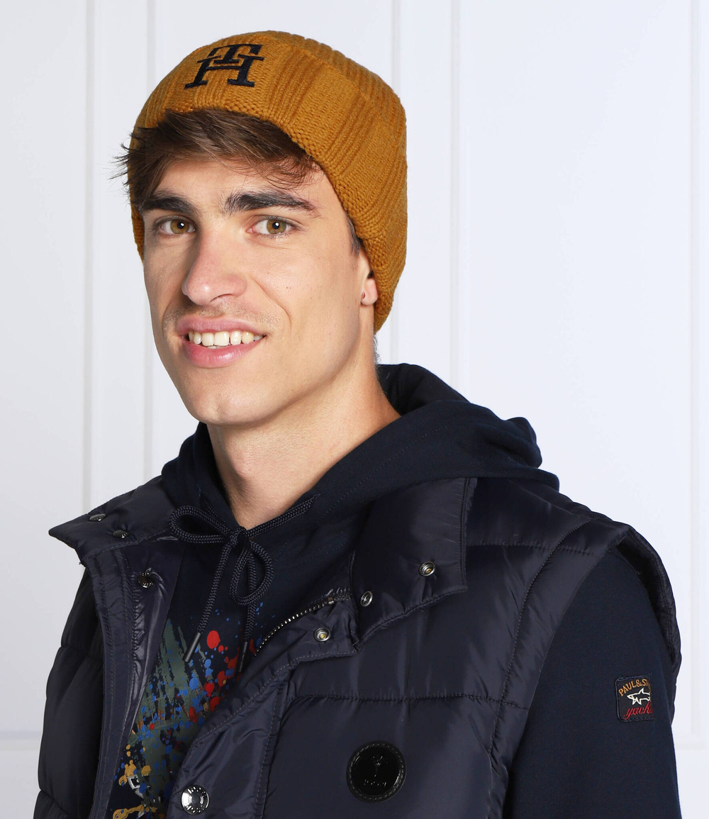 хлопковая шапка urban Tommy Hilfiger - коричневый(AM0AM10466)