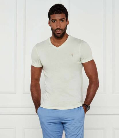 Футболка POLO RALPH LAUREN - кремовый(710671453)