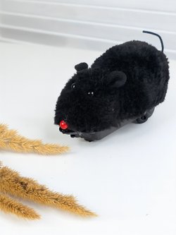 Игрушка Мышь на радиоуправлении цвет черный (202073373-1)